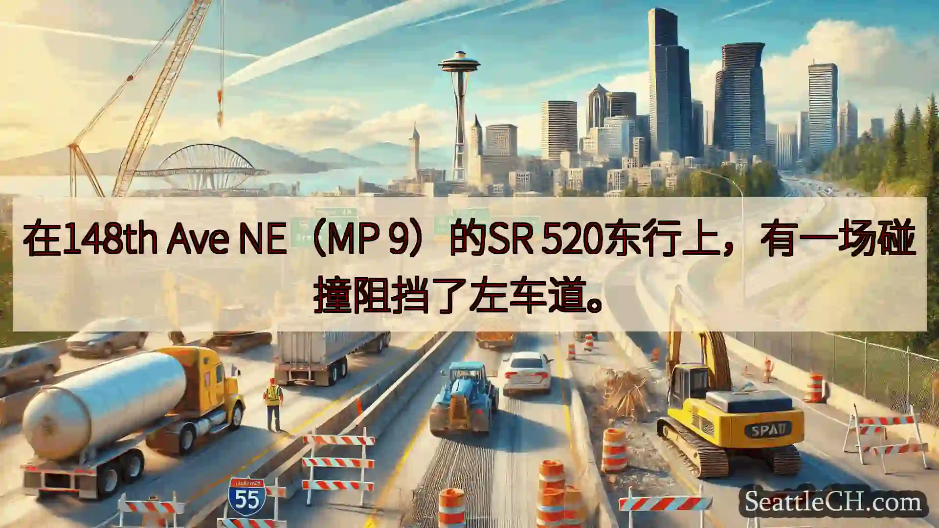 西雅图交通新闻 在148th Ave NE（MP 9）的SR