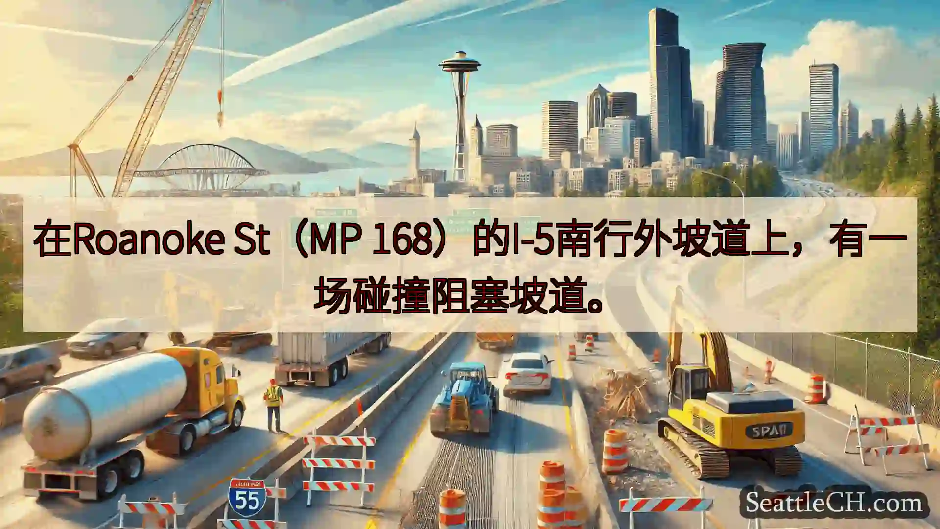 西雅图交通新闻 在Roanoke St（MP