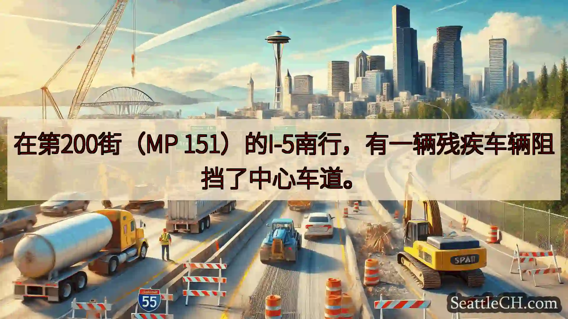 西雅图交通新闻 在第200街（MP