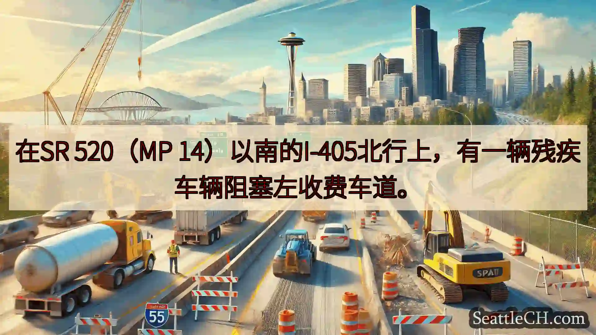 西雅图交通新闻 在SR 520（MP