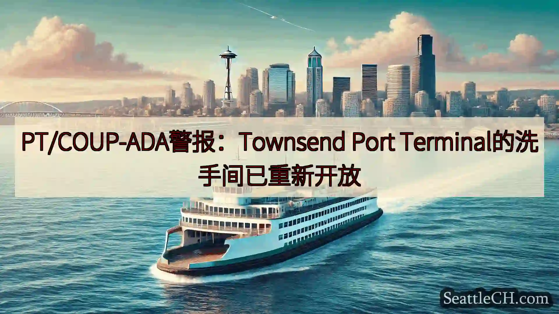西雅图渡轮新闻 PT/COUP-ADA警报：Townsend Port