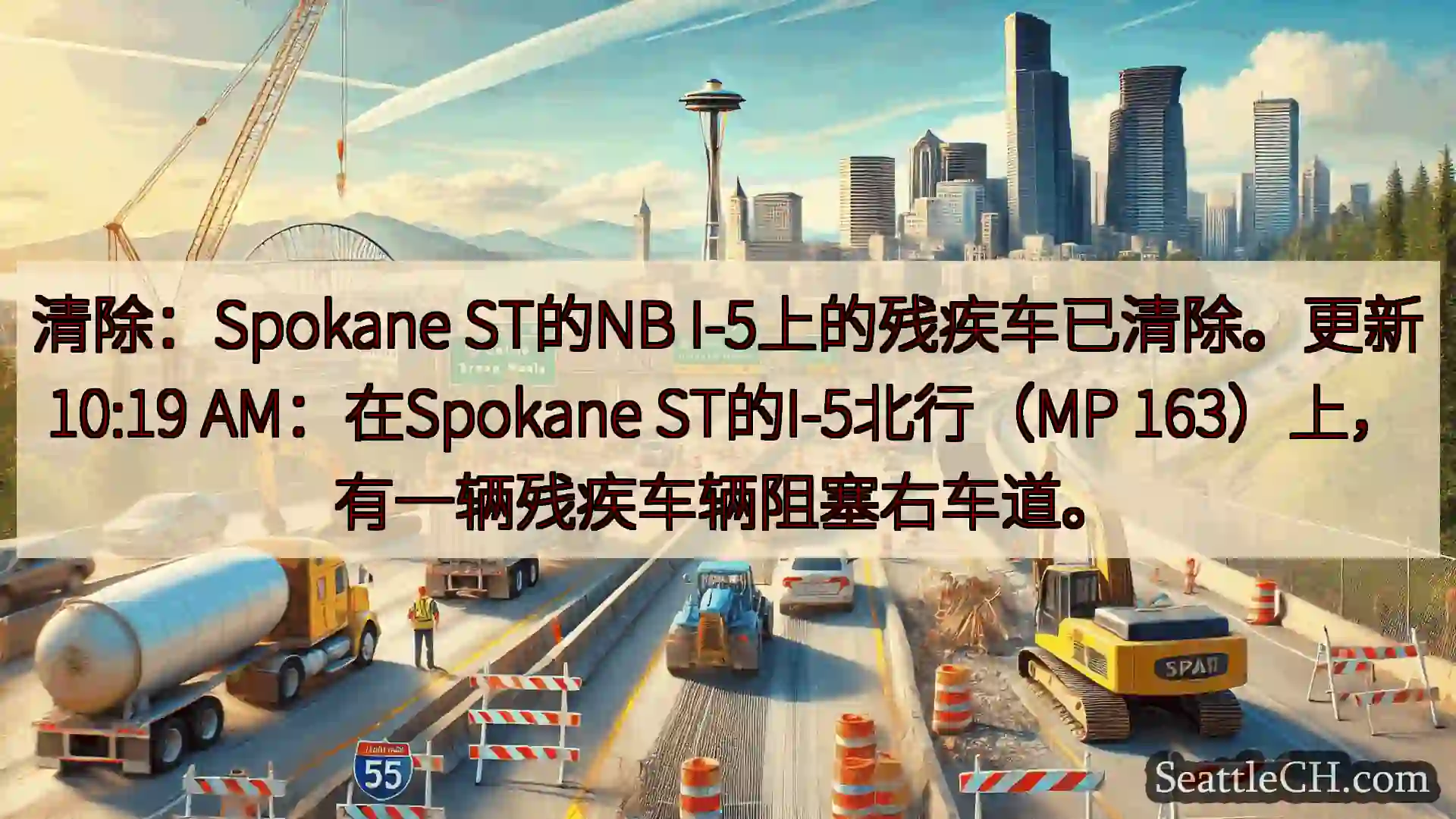 西雅图交通新闻 清除：Spokane ST的NB