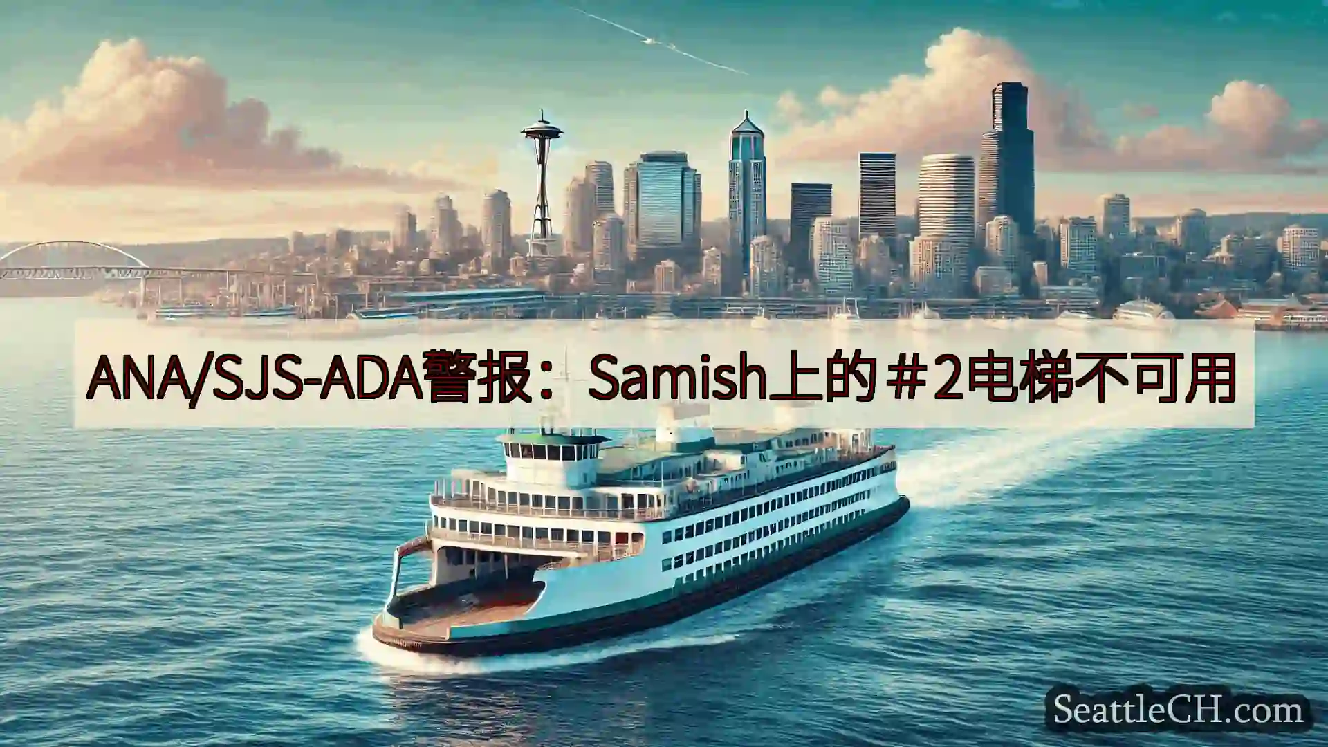 西雅图渡轮新闻 ANA/SJS-ADA警报：Samish上的＃2电梯不可用https: