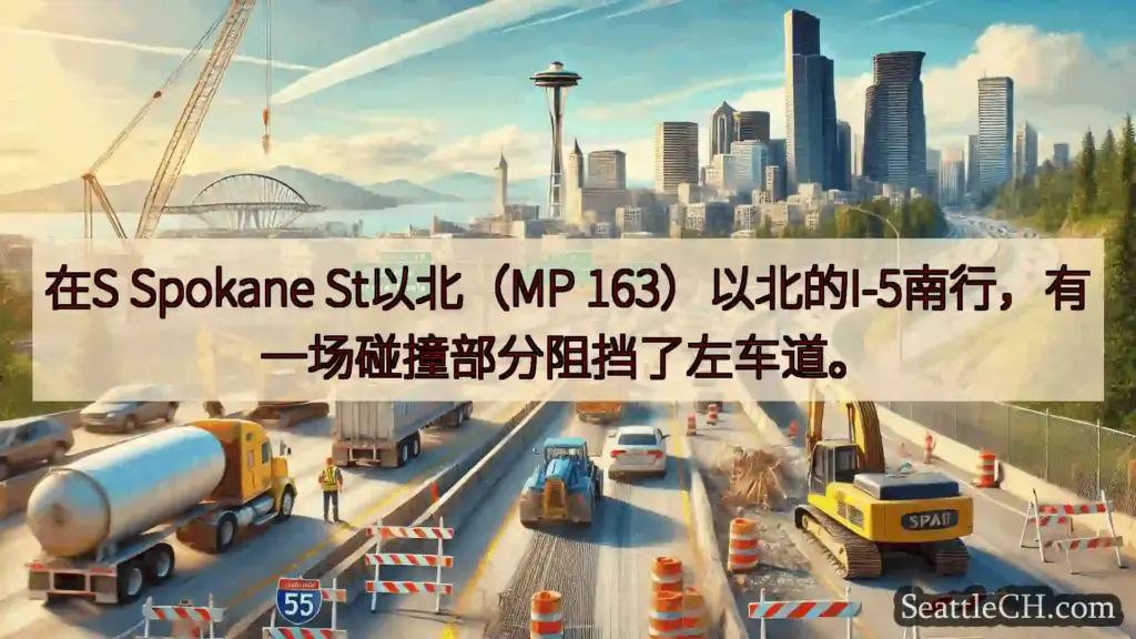 西雅图交通新闻 在S Spokane St以北（MP