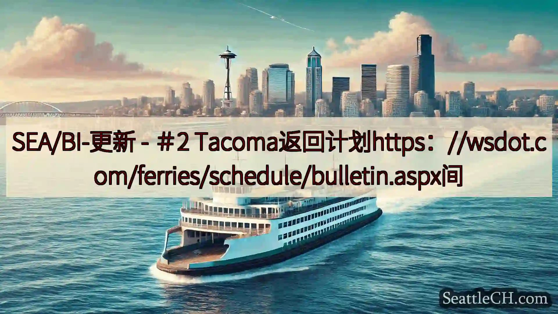 西雅图渡轮新闻 SEA/BI-更新 - ＃2