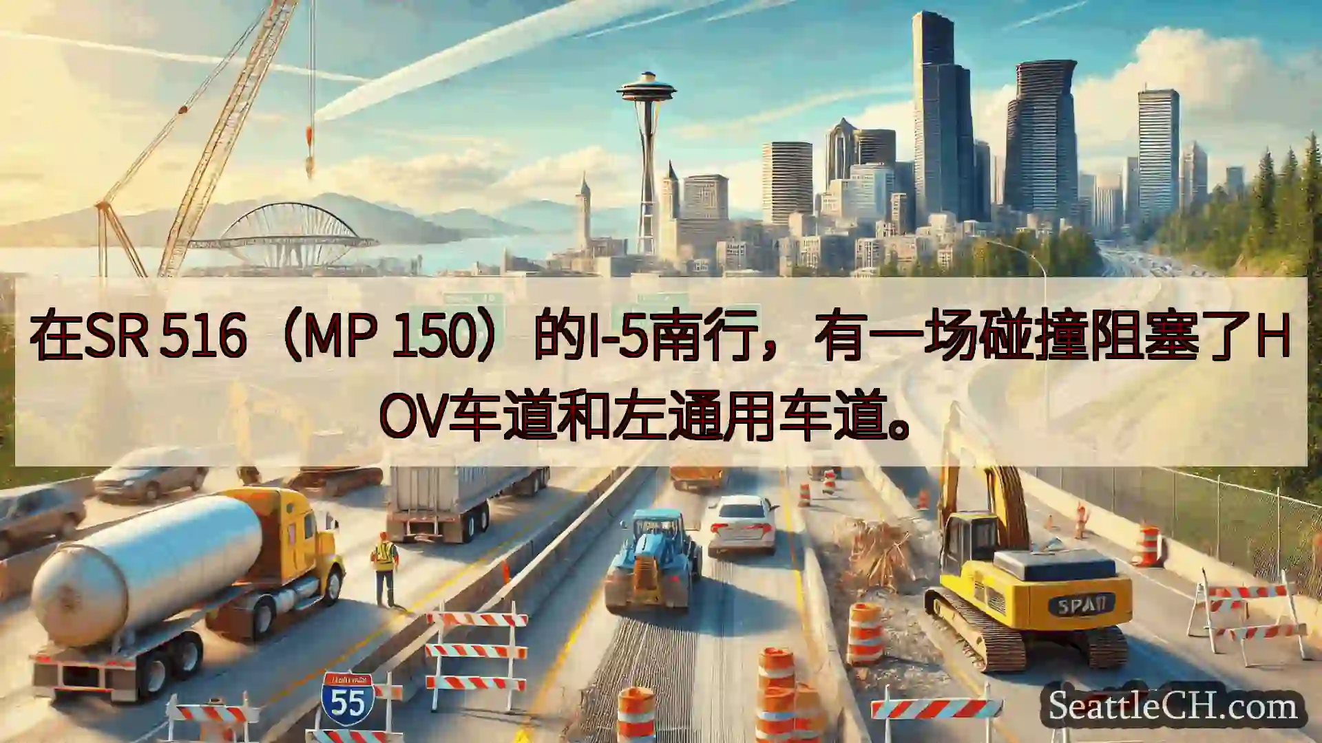 西雅图交通新闻 在SR 516（MP