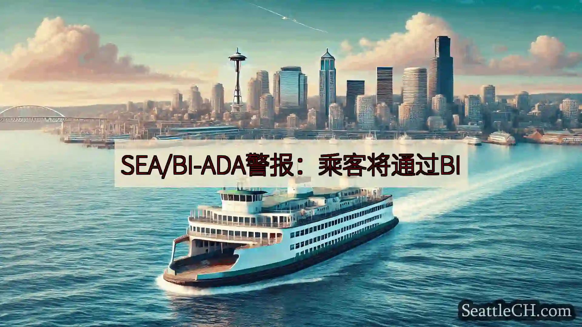 西雅图渡轮新闻 SEA/BI-ADA警报：乘客将通过BI