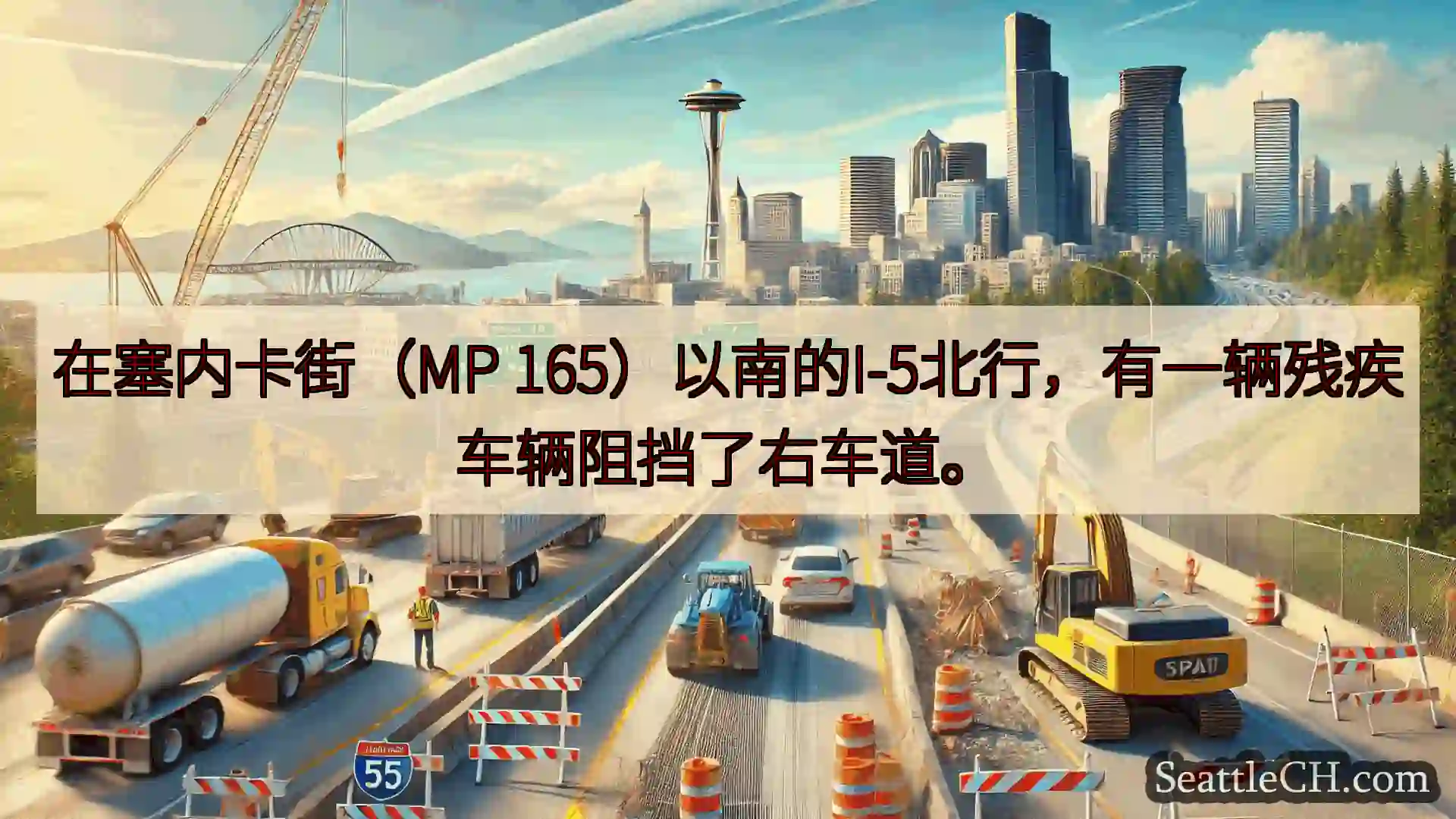 西雅图交通新闻 在塞内卡街（MP