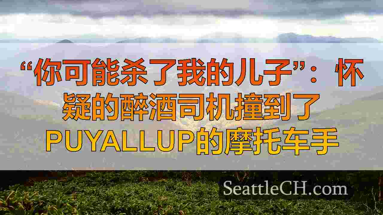 “你可能杀了我的儿子”：怀疑的醉酒司机撞到了puyallup的摩托车手