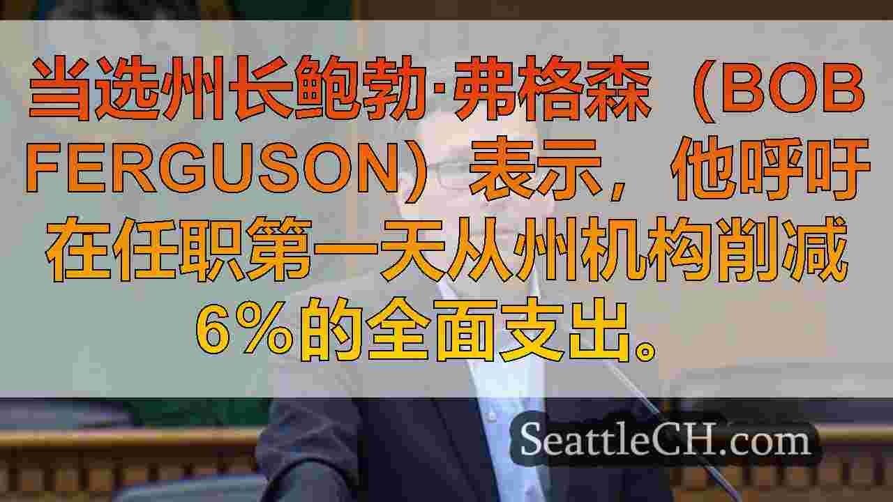 当选总督弗格森（Ferguson）要求削减40亿美元的州削减预算短缺