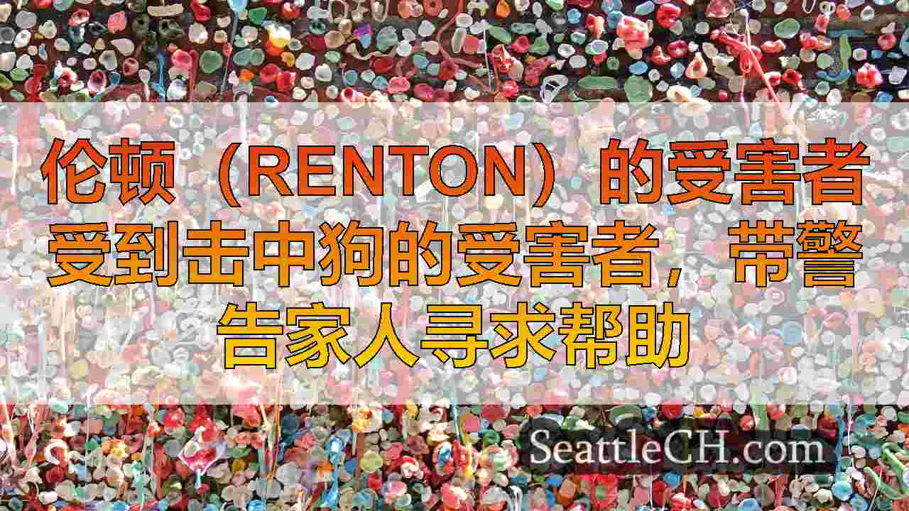 伦顿（Renton）的受害者受到击中狗的受害者，带警告家人寻求帮助