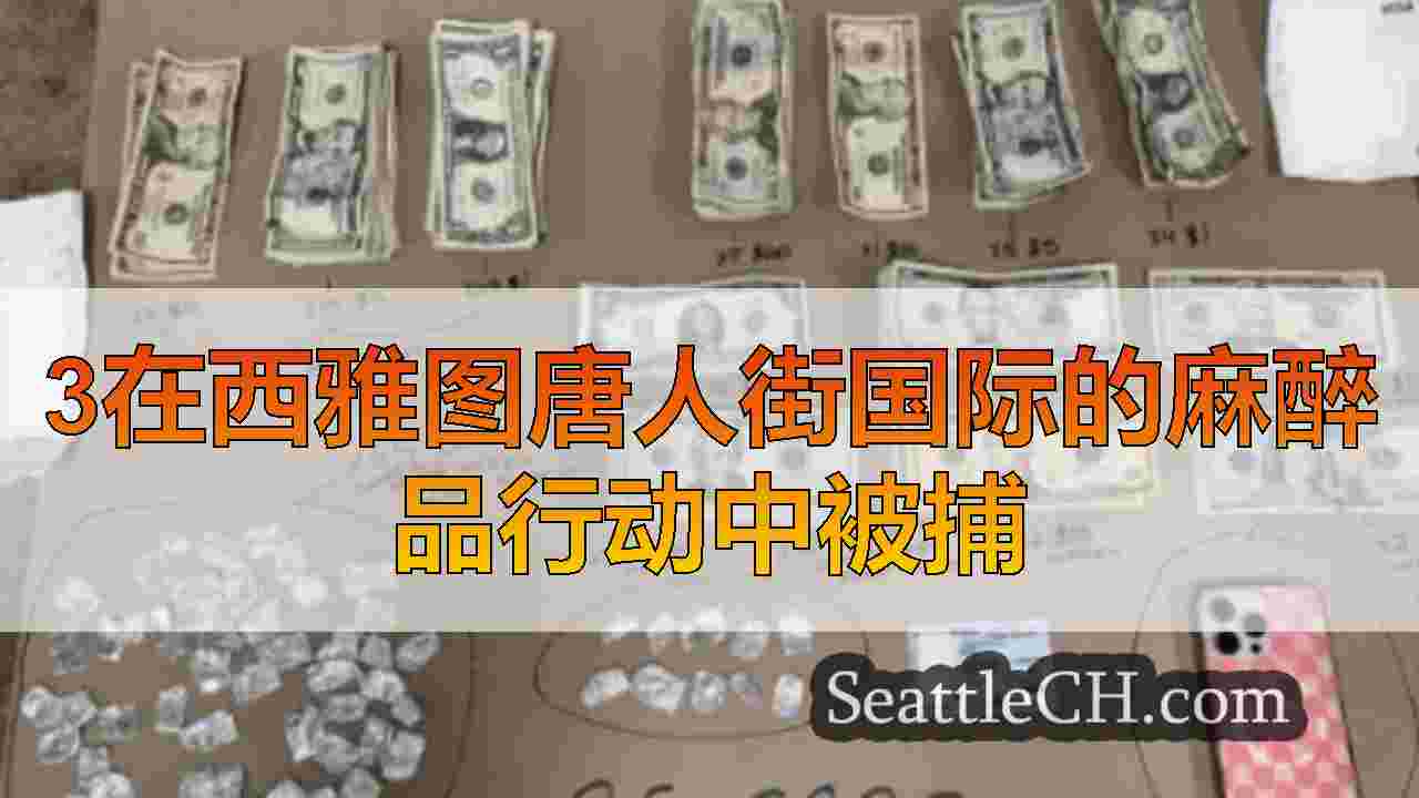 3在西雅图唐人街国际区的麻醉品行动中被捕
