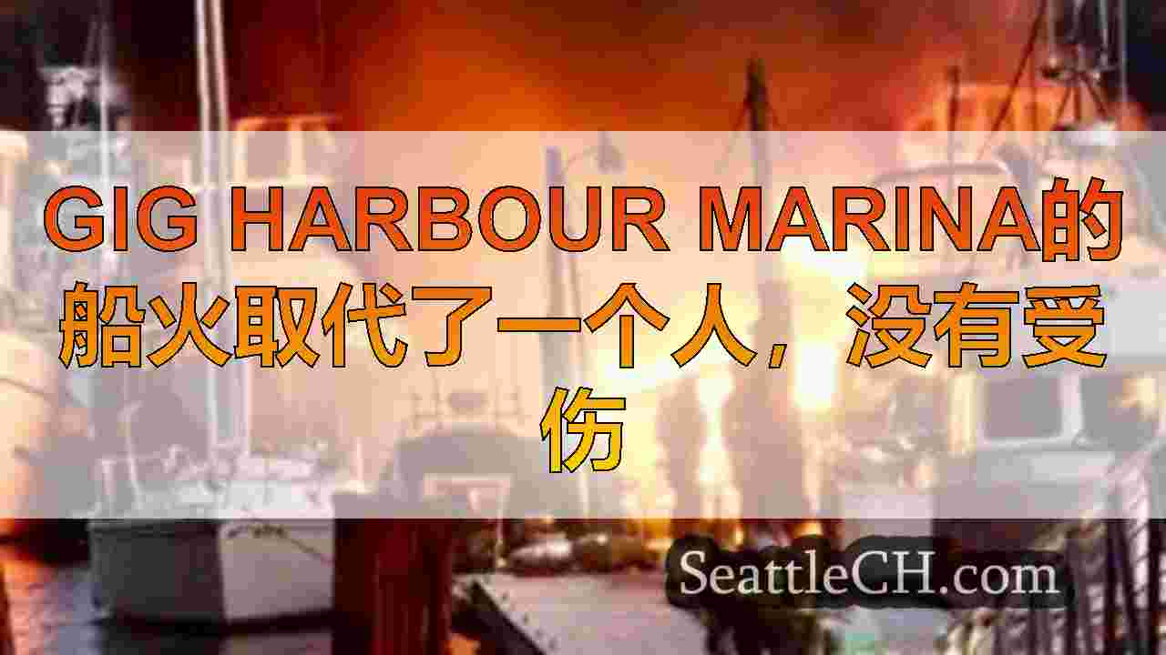 Gig Harbour Marina的船火取代了一个人，没有受伤