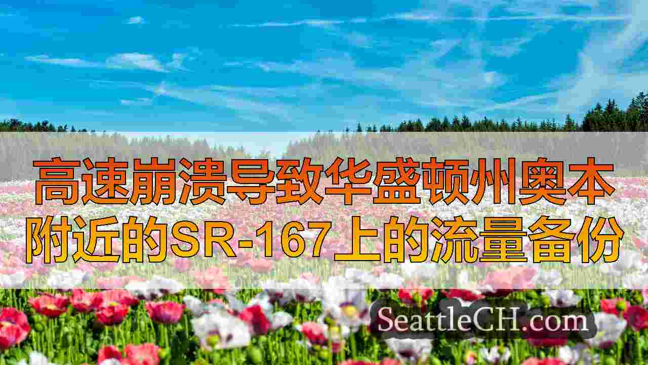 高速崩溃导致华盛顿州奥本附近的SR-167上的流量备份