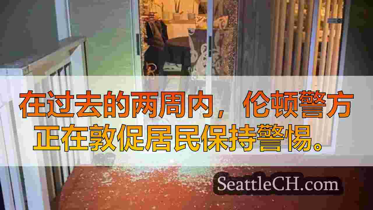 伦顿警方警告居民在爆发盗窃案后保持警惕