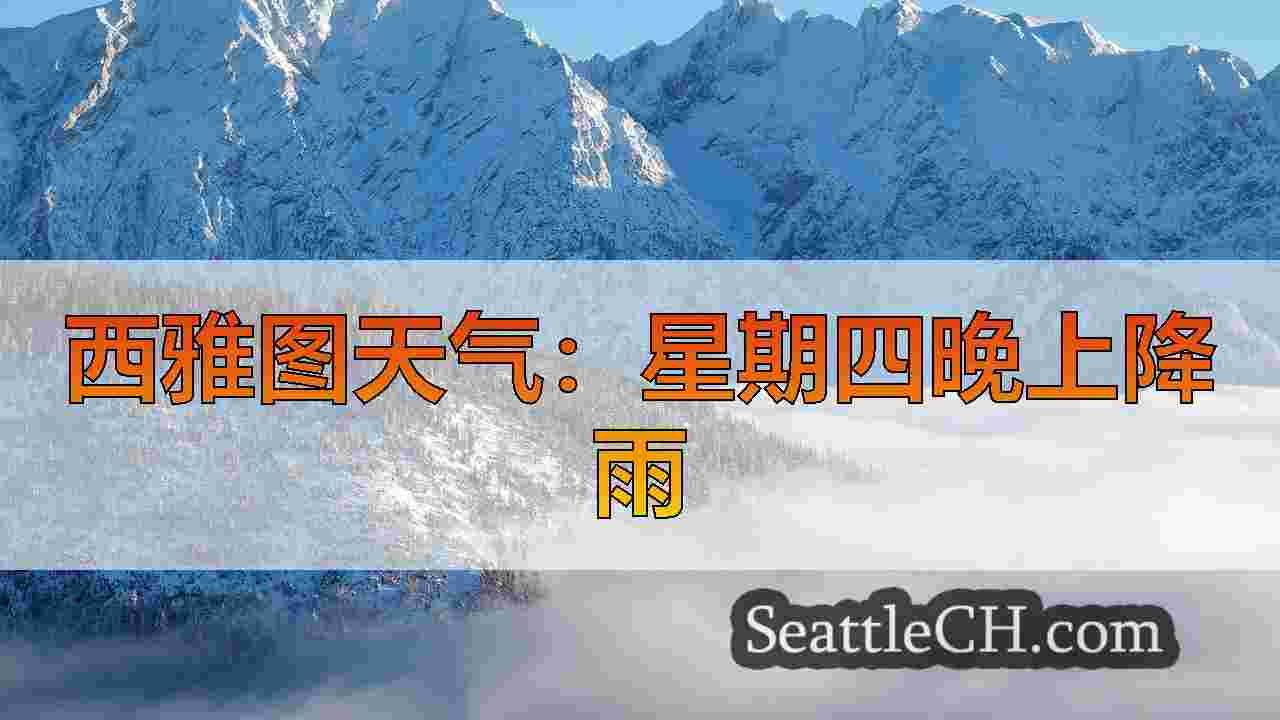西雅图天气：星期四晚上降雨