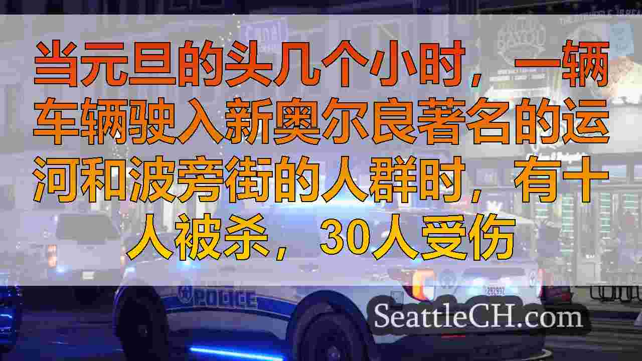 10人死亡，30人受伤后，汽车将新奥尔良的人群倾倒在人群中