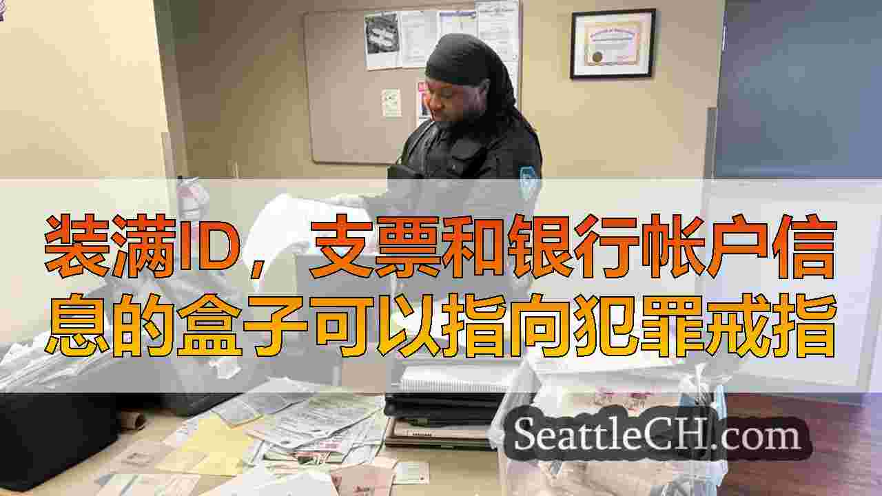 装满ID，支票和银行帐户信息的盒子可以指向犯罪戒指