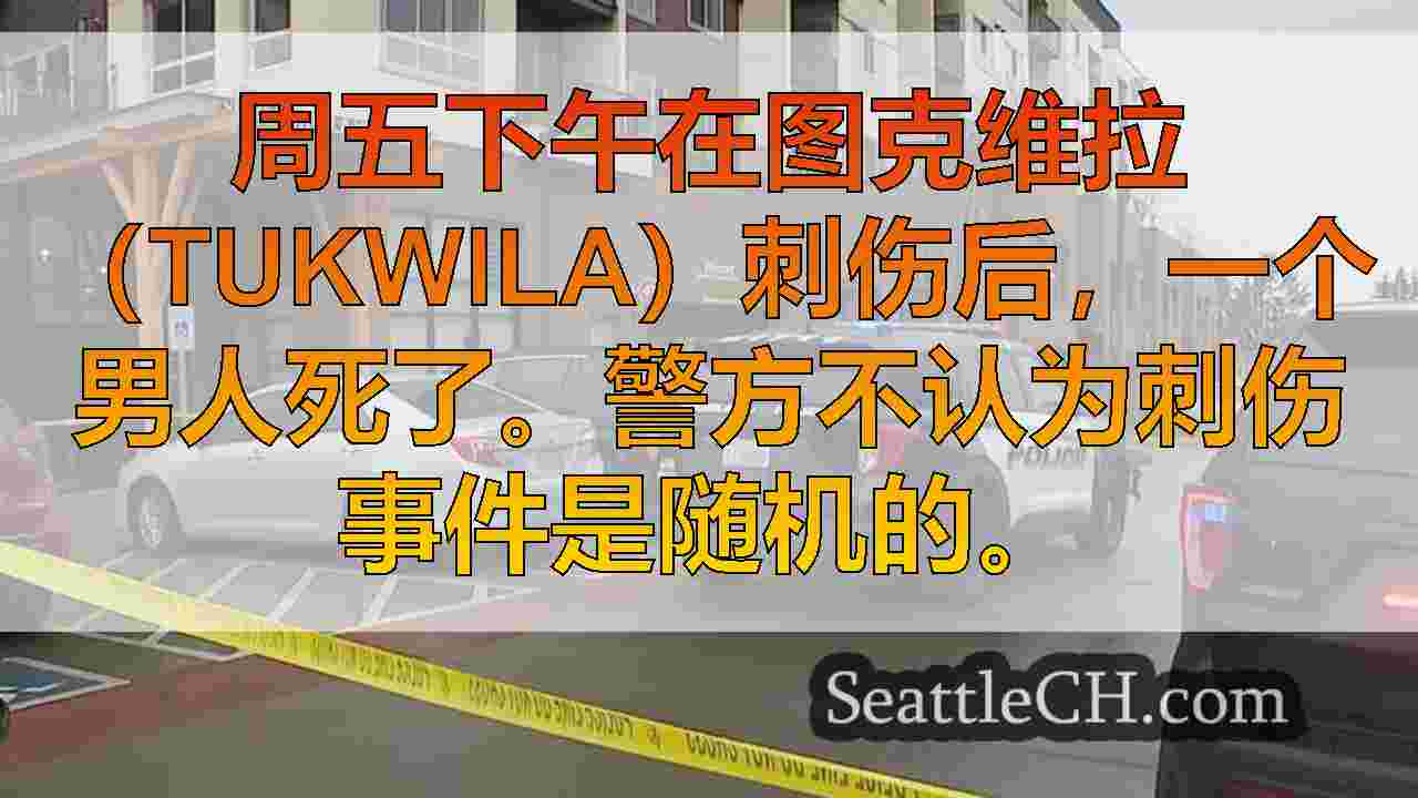 少年在塔克维拉（Tukwila）刺伤后死亡，附近的学校短暂地被锁定