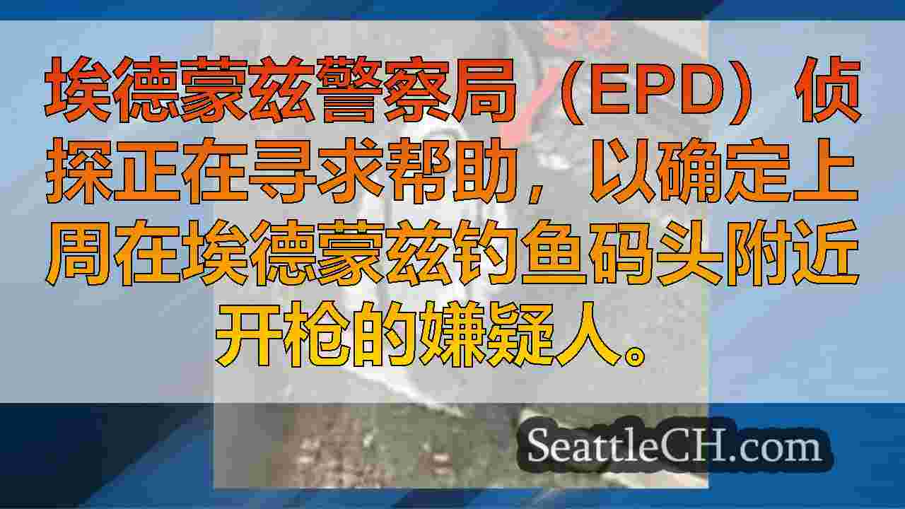 警方需要帮助确定年轻人在埃德蒙兹海滨枪击事件中的嫌疑人