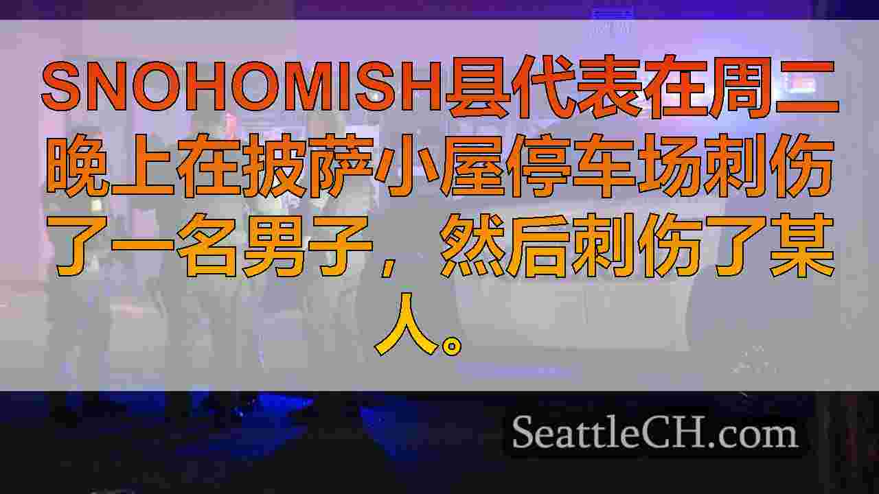 Snohomish县代表在披萨小屋停车场暴力袭击后逮捕了男子