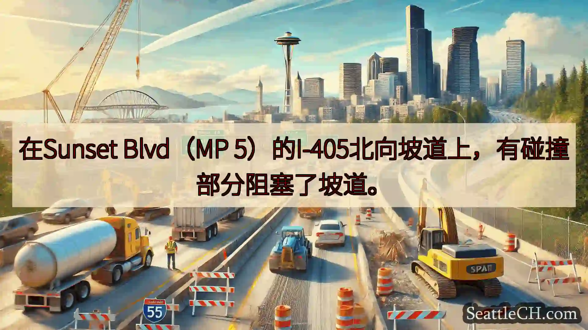 西雅图交通新闻 在Sunset Blvd（MP
