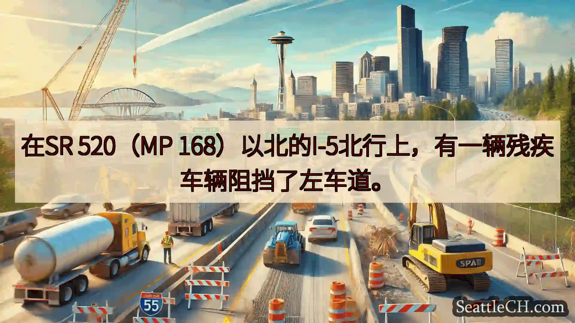 西雅图交通新闻 在SR 520（MP
