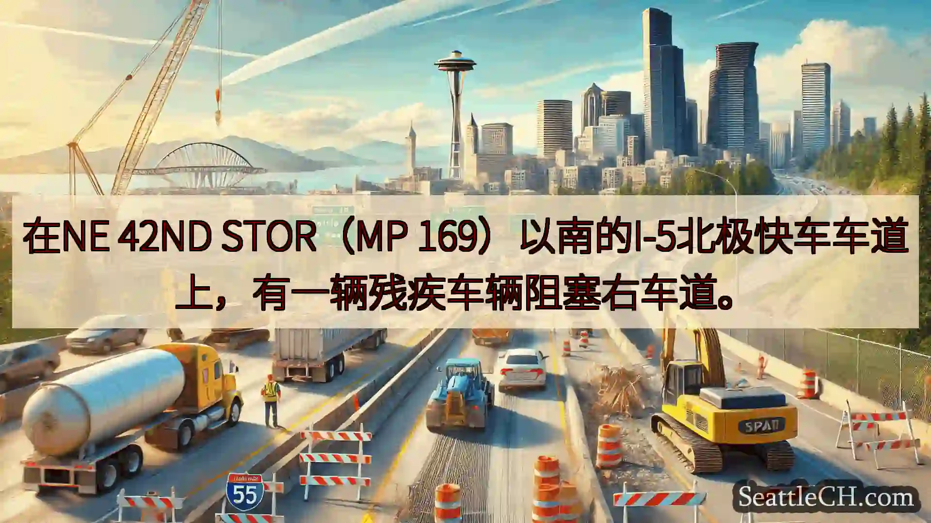 西雅图交通新闻 在NE 42ND STOR（MP