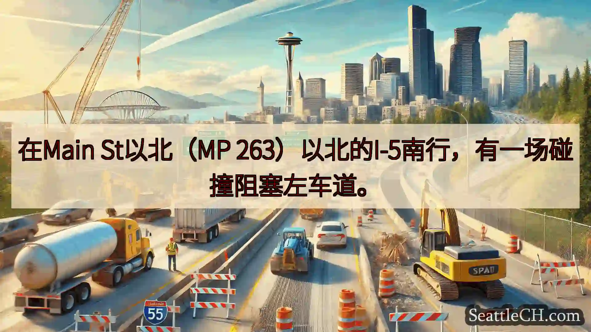 西雅图交通新闻 在Main St以北（MP