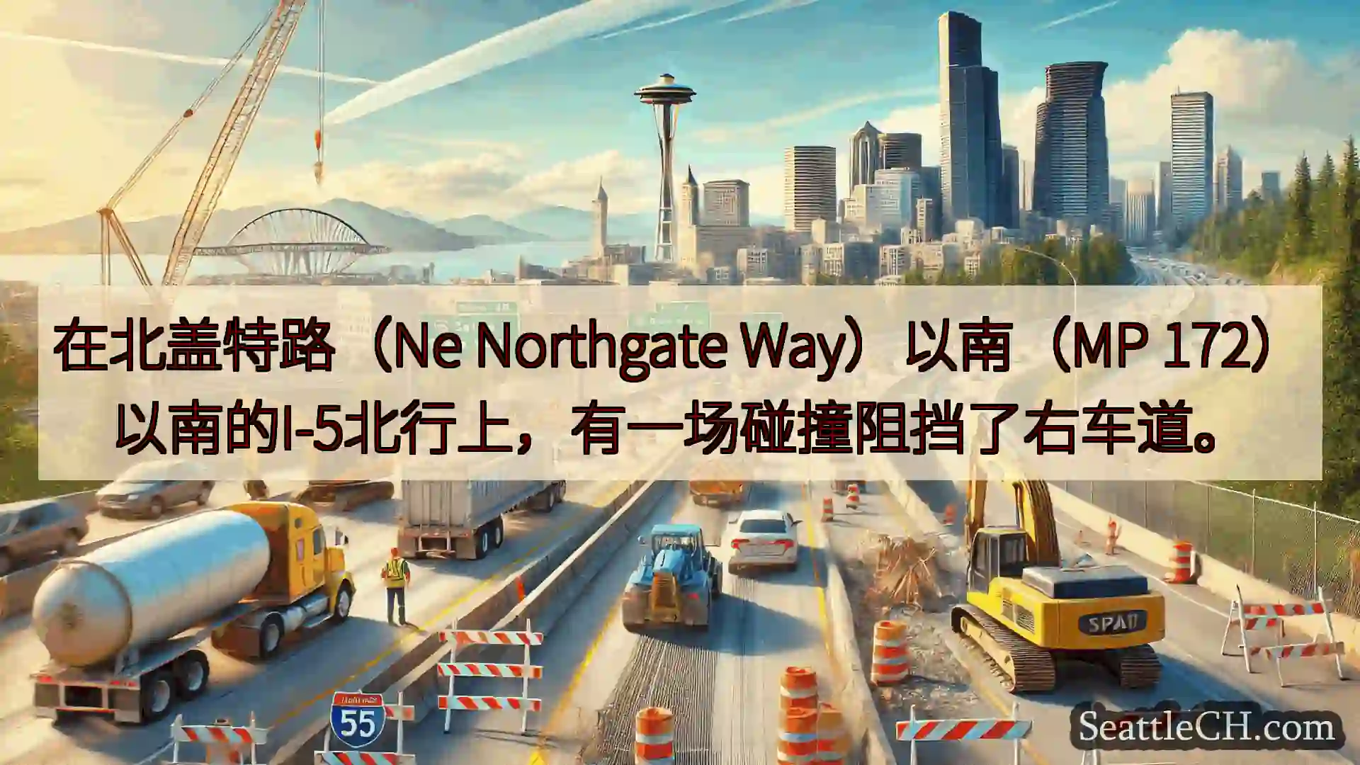 西雅图交通新闻 在北盖特路（Ne Northgate Way）以南（MP
