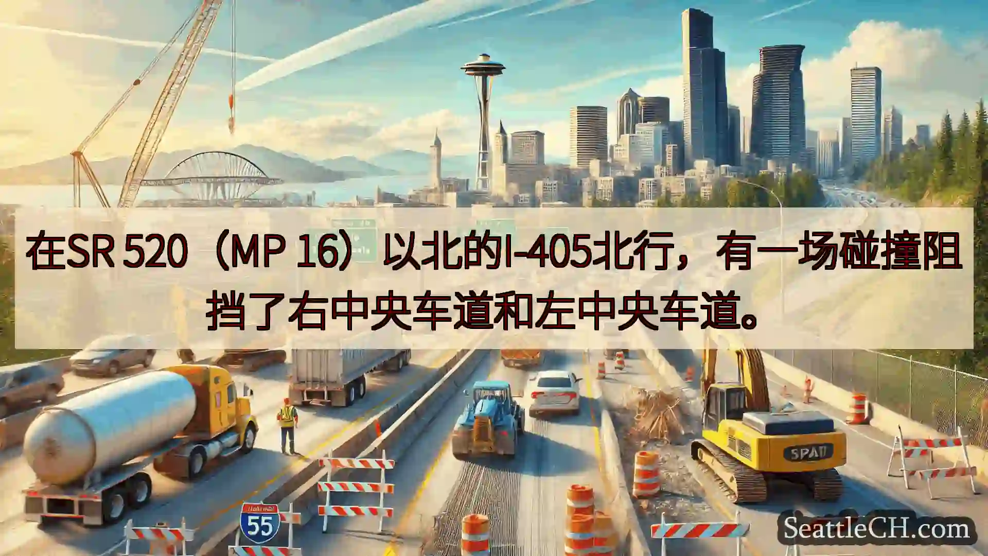 西雅图交通新闻 在SR 520（MP