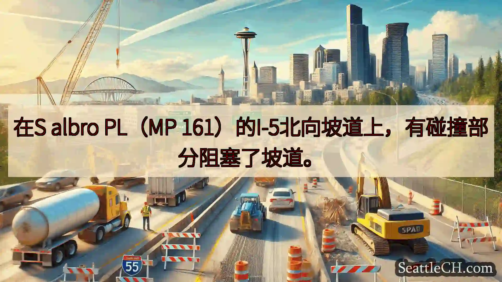 西雅图交通新闻 在S albro PL（MP