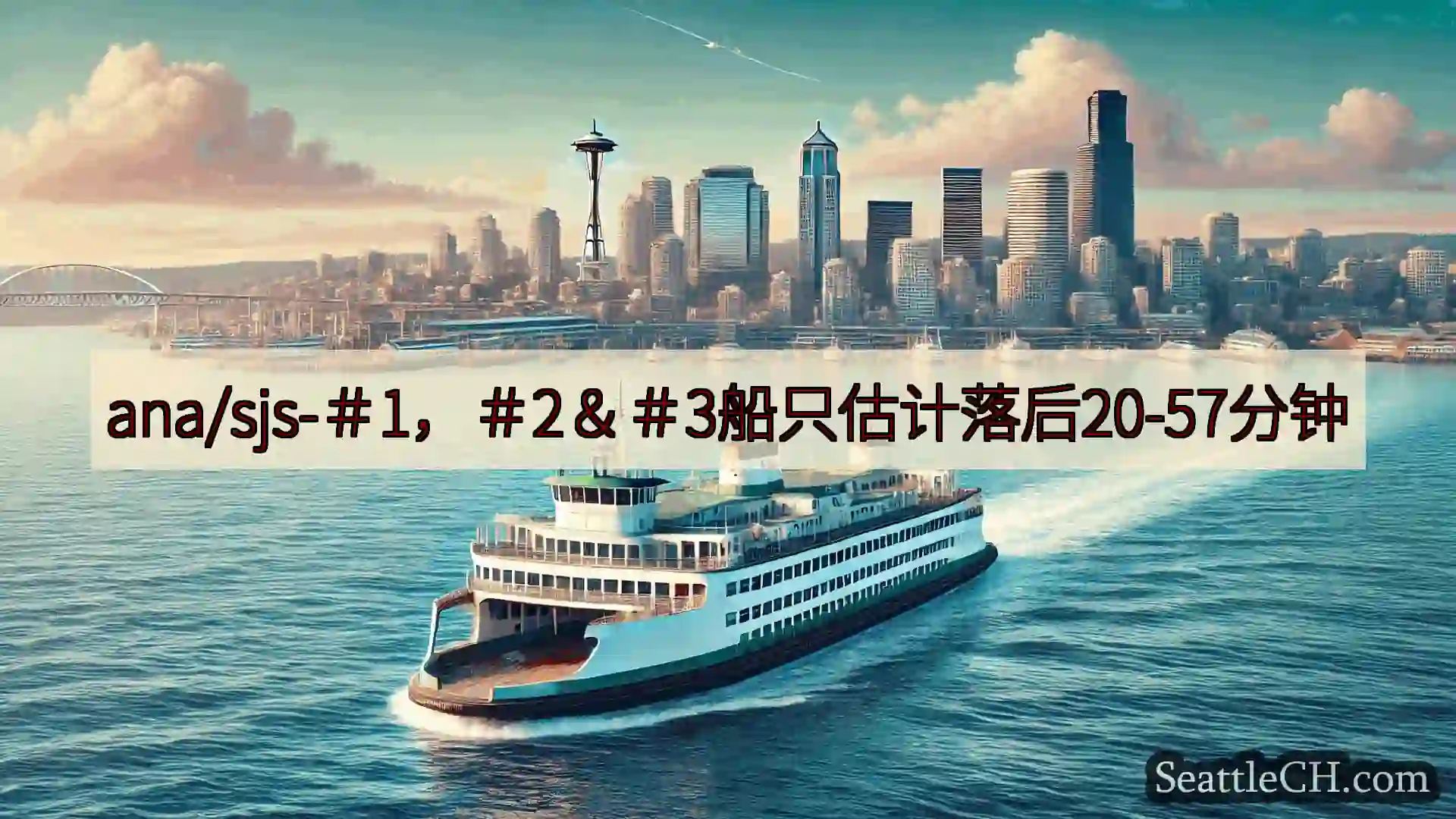 西雅图渡轮新闻 ana/sjs-＃1，＃2＆＃3船只估计落后20-57分钟https:
