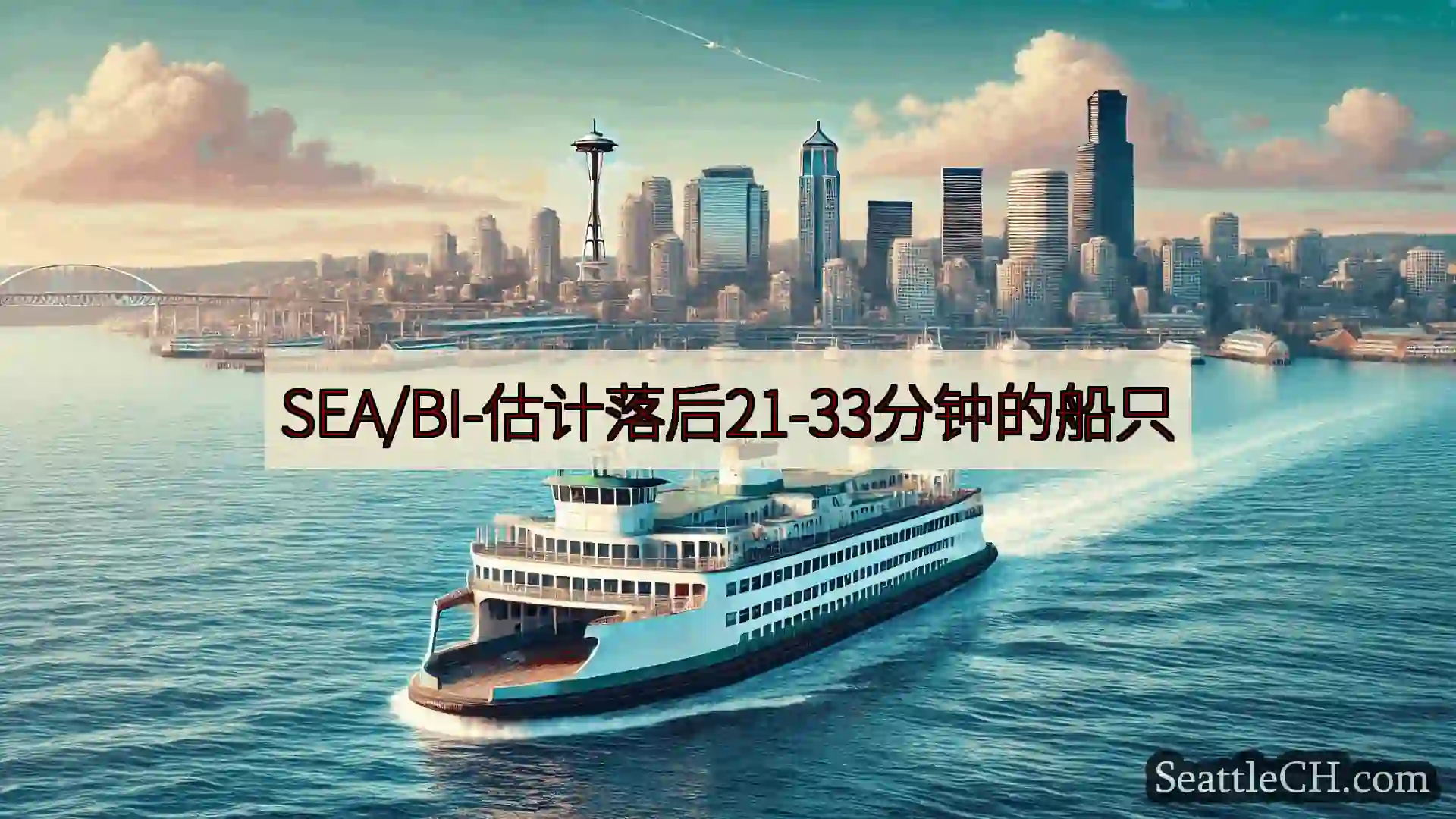 西雅图渡轮新闻 SEA/BI-估计落后21-33分钟的船只