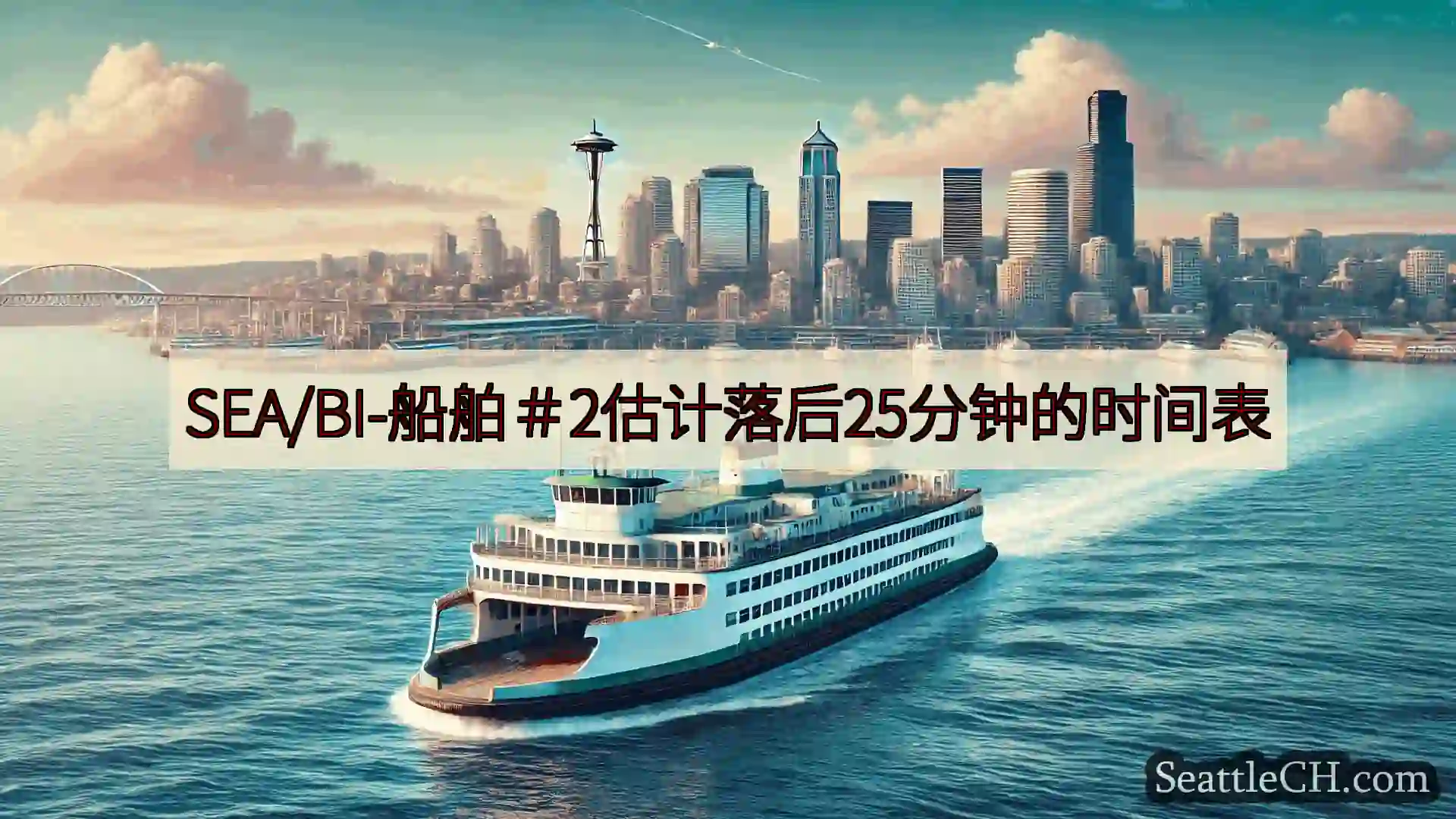 西雅图渡轮新闻 SEA/BI-船舶＃2估计落后25分钟的时间表https://wsdo