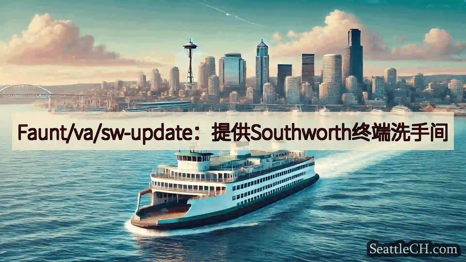西雅图渡轮新闻 Faunt/va/sw-update：提供Southworth终端洗手