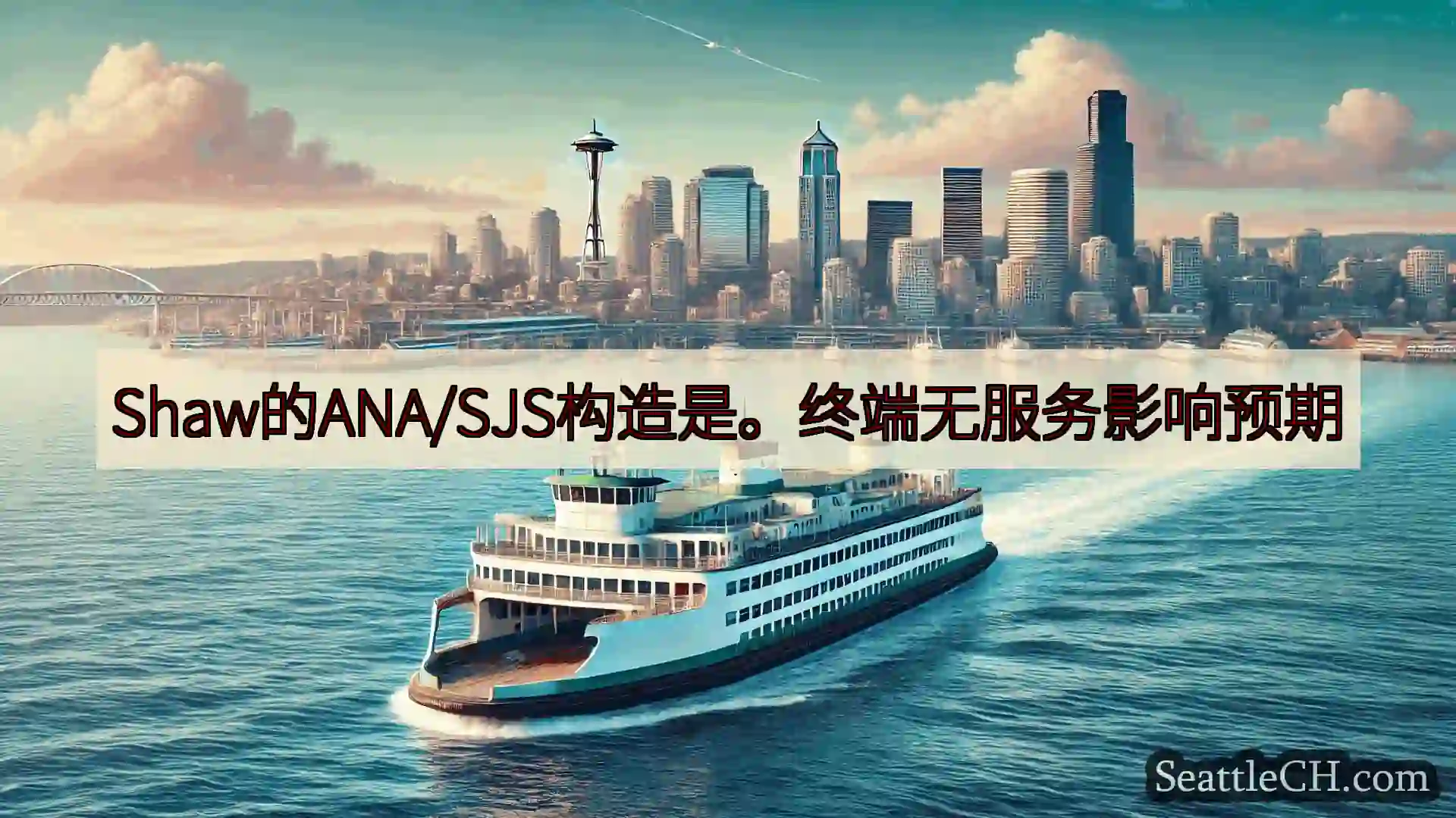 西雅图渡轮新闻 Shaw的ANA/SJS构造是。终端无服务影响预期https://ws