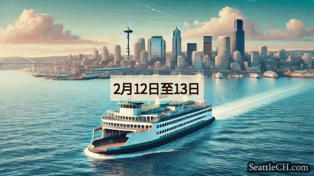 西雅图渡轮新闻 2月12日至13日https://wsdot.com/ferries/