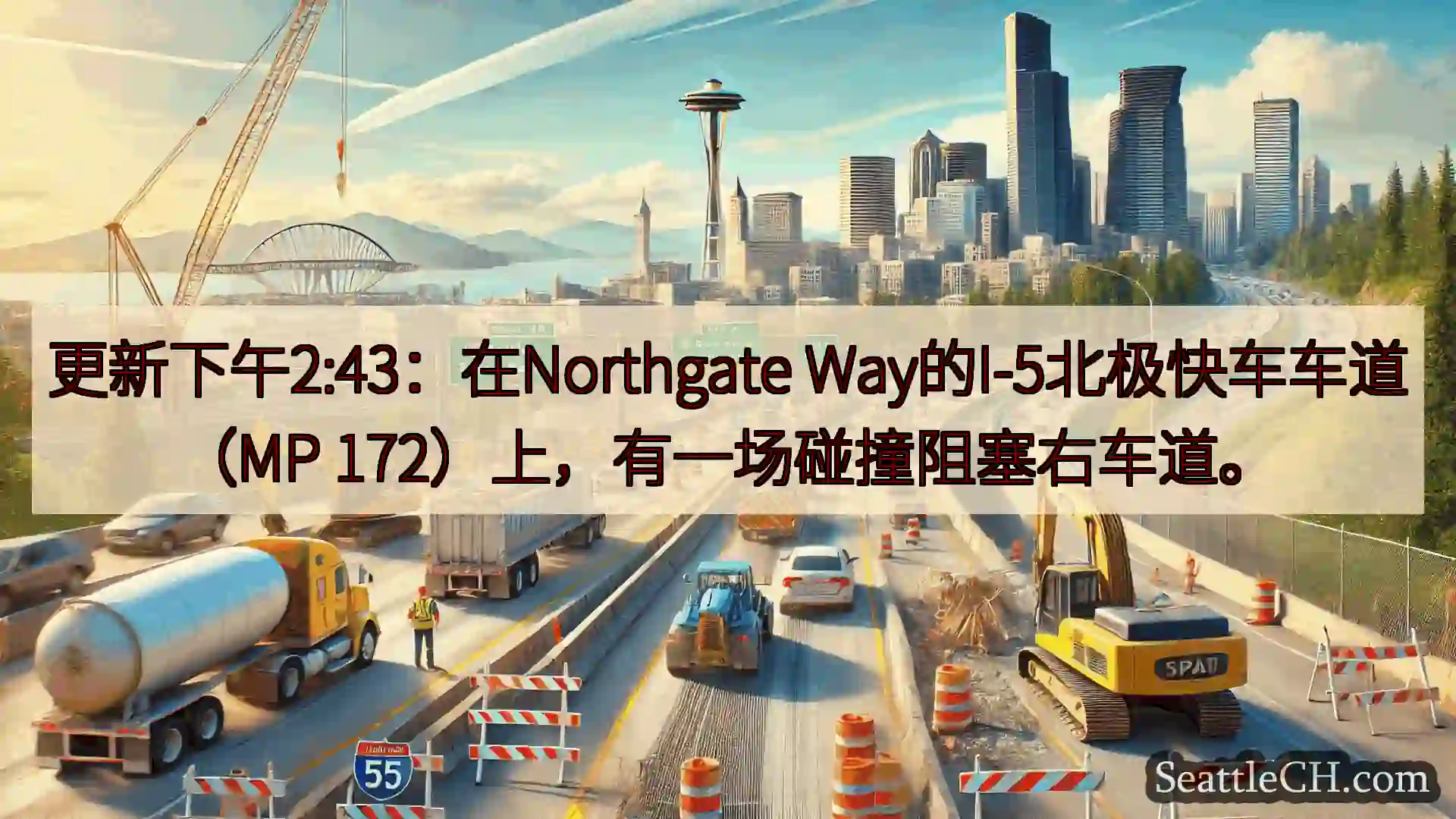 西雅图交通新闻 更新下午2:43：在Northgate