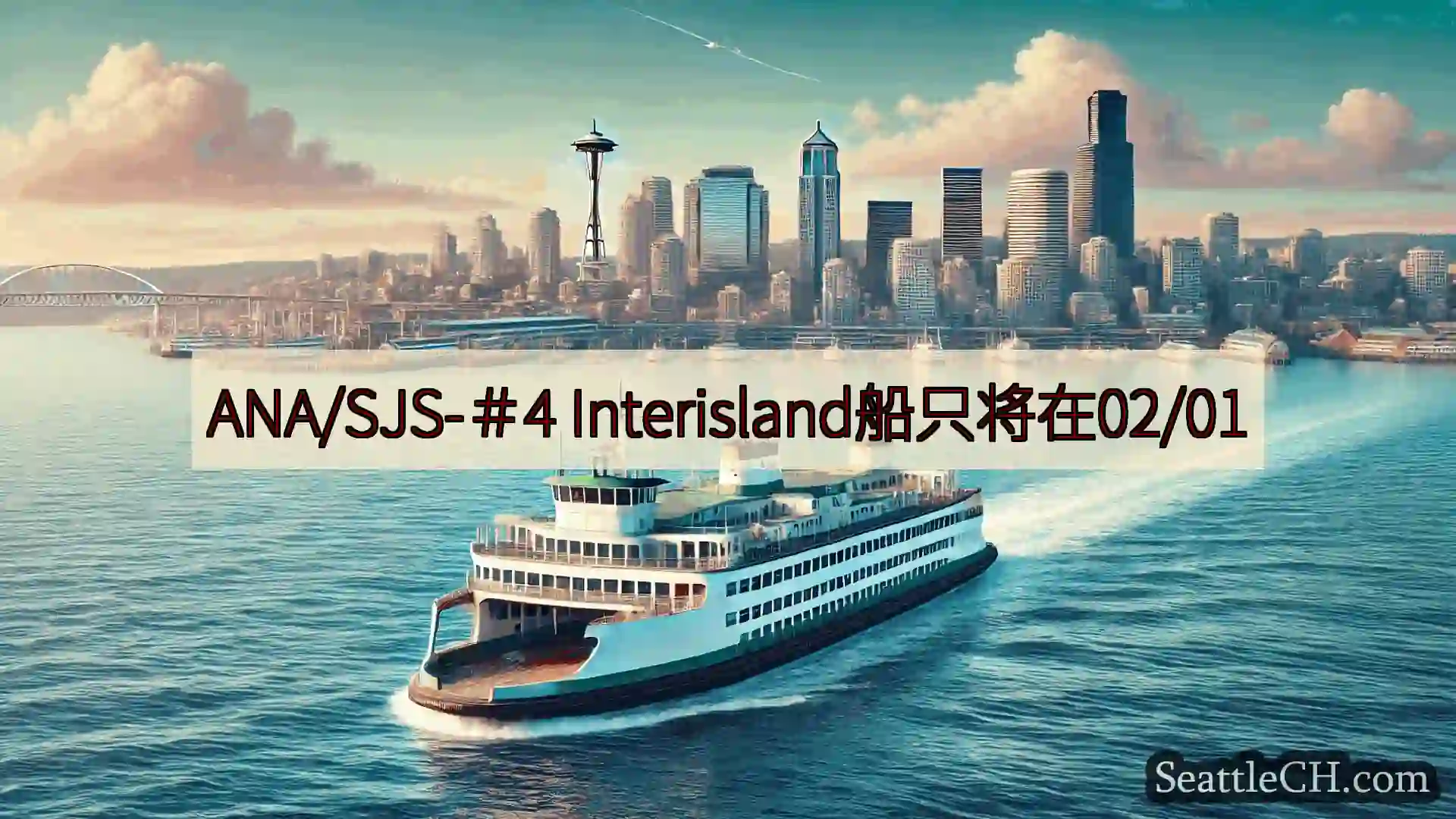 西雅图渡轮新闻 ANA/SJS-＃4 Interisland船只将在02/01