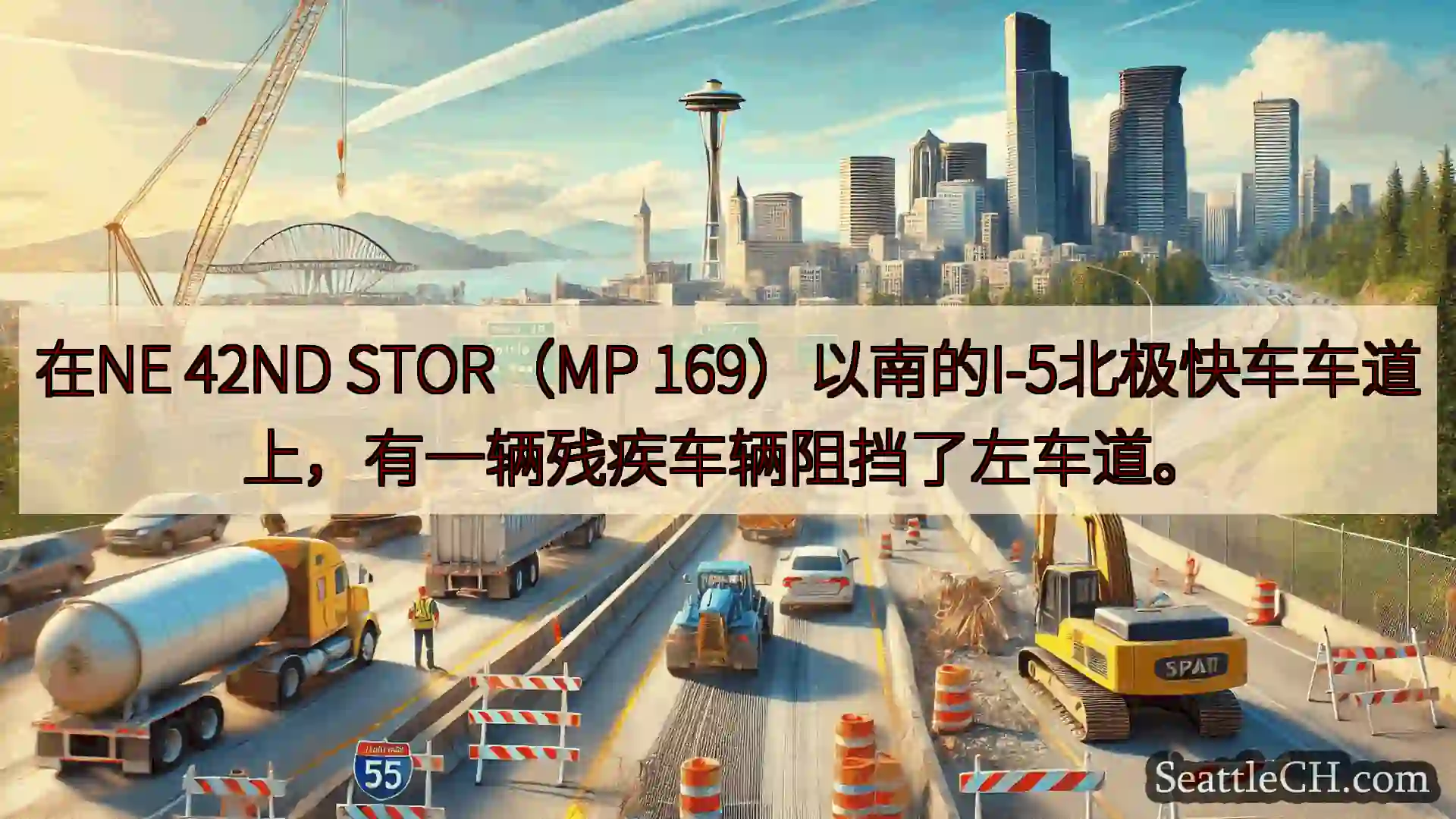 西雅图交通新闻 在NE 42ND STOR（MP