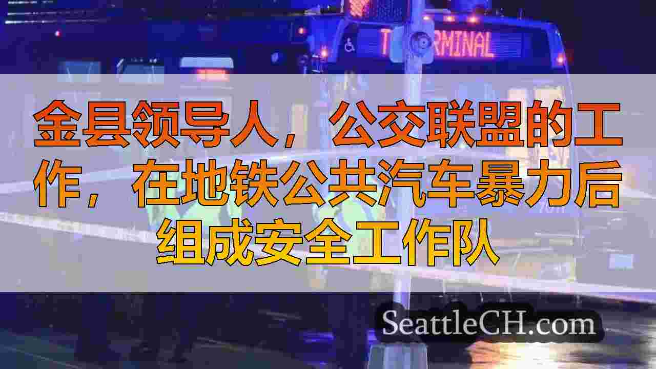 金县领导人，公交联盟的工作，在地铁公共汽车暴力后组成安全工作队