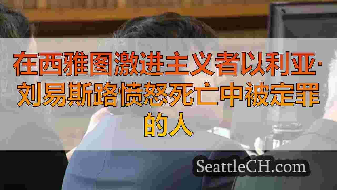 在西雅图激进主义者以利亚·刘易斯路愤怒死亡中被定罪的人
