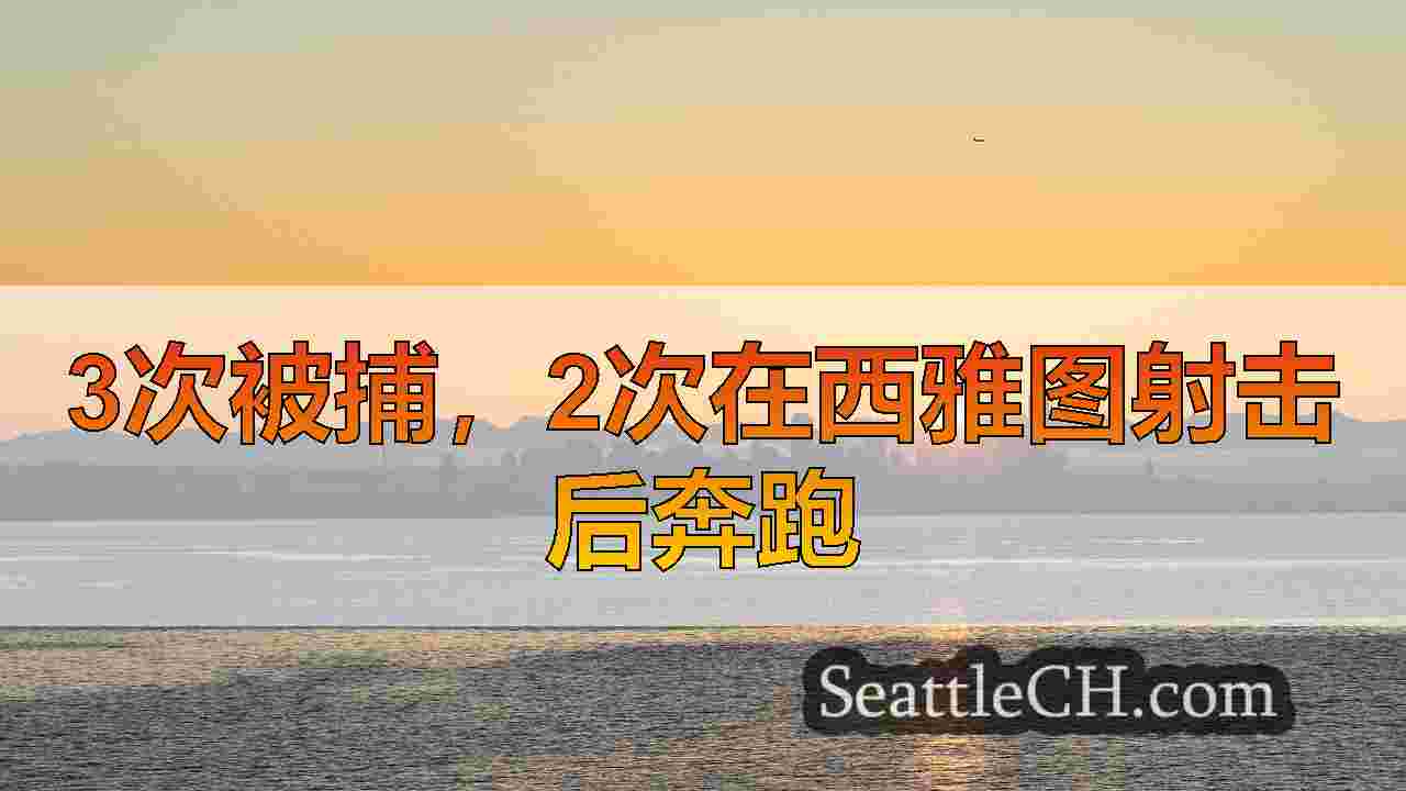 3次被捕，2次在西雅图射击后奔跑