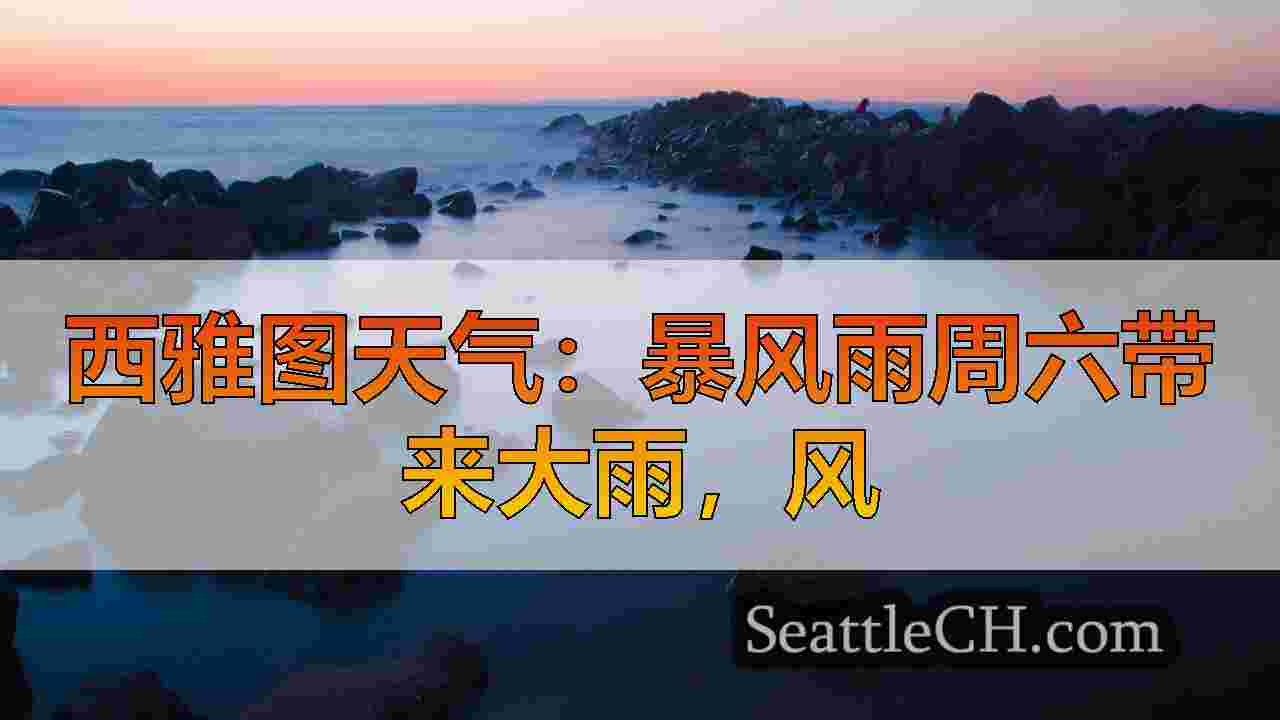 西雅图天气：暴风雨周六带来大雨，风