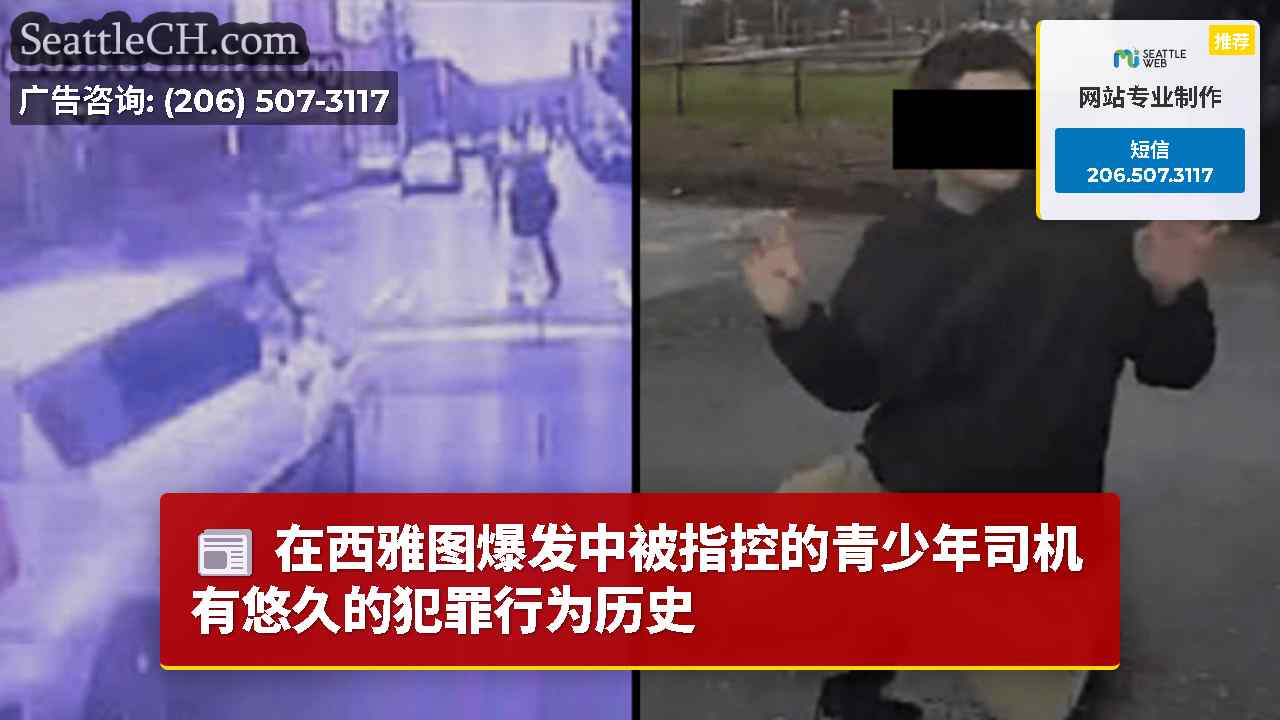 在西雅图爆发中被指控的青少年司机有悠久的犯罪行为历史