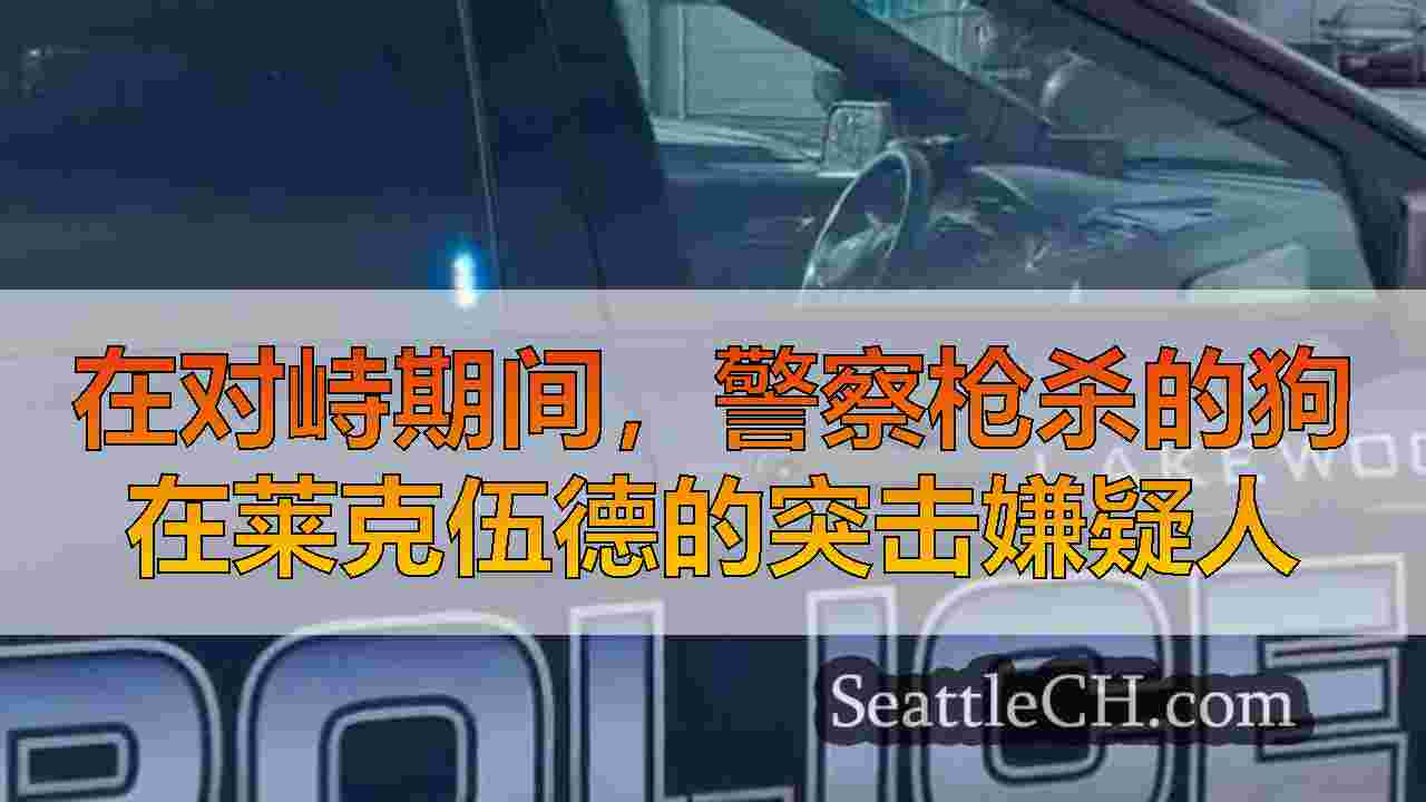 在对峙期间，警察枪杀的狗在莱克伍德的突击嫌疑人