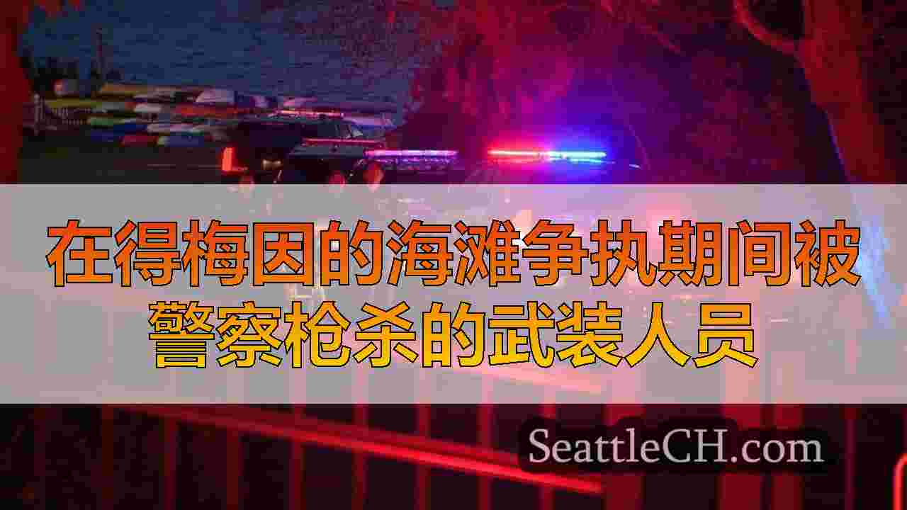 在得梅因的海滩争执期间被警察枪杀的武装人员