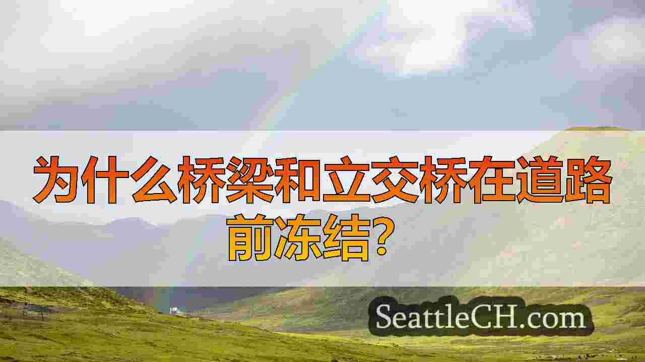 为什么桥梁和立交桥在道路前冻结？
