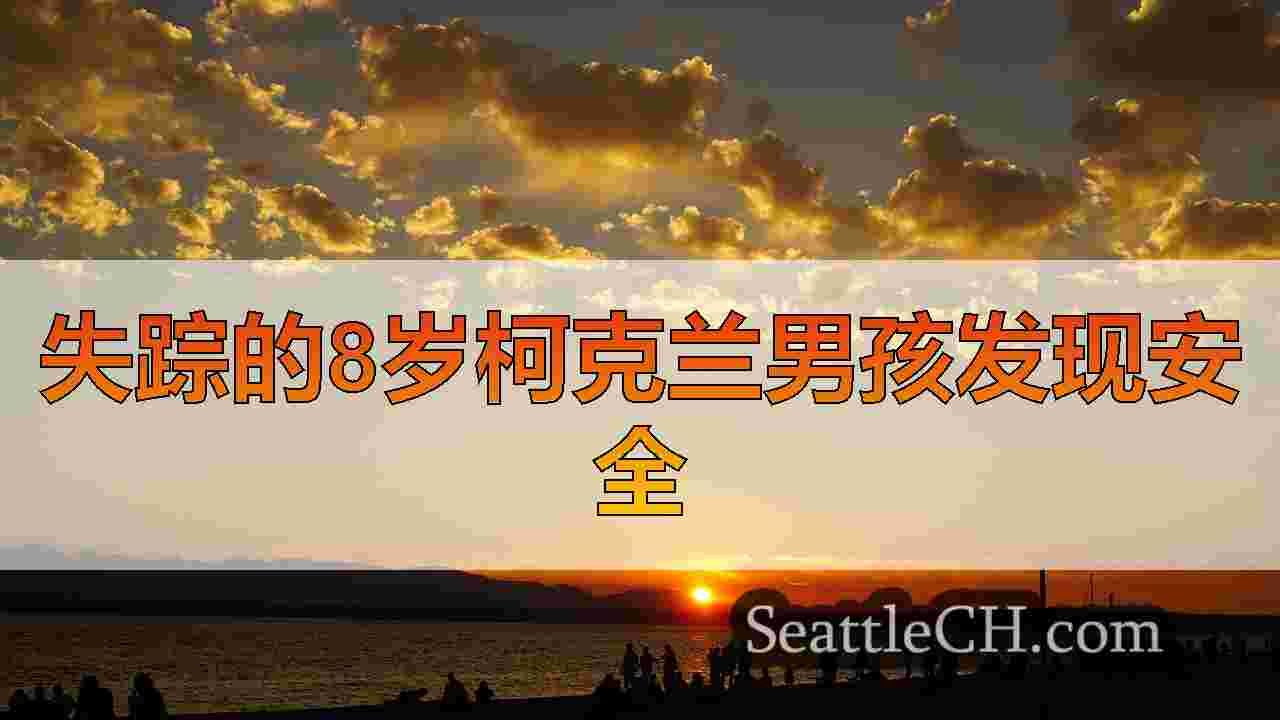 失踪的8岁柯克兰男孩发现安全